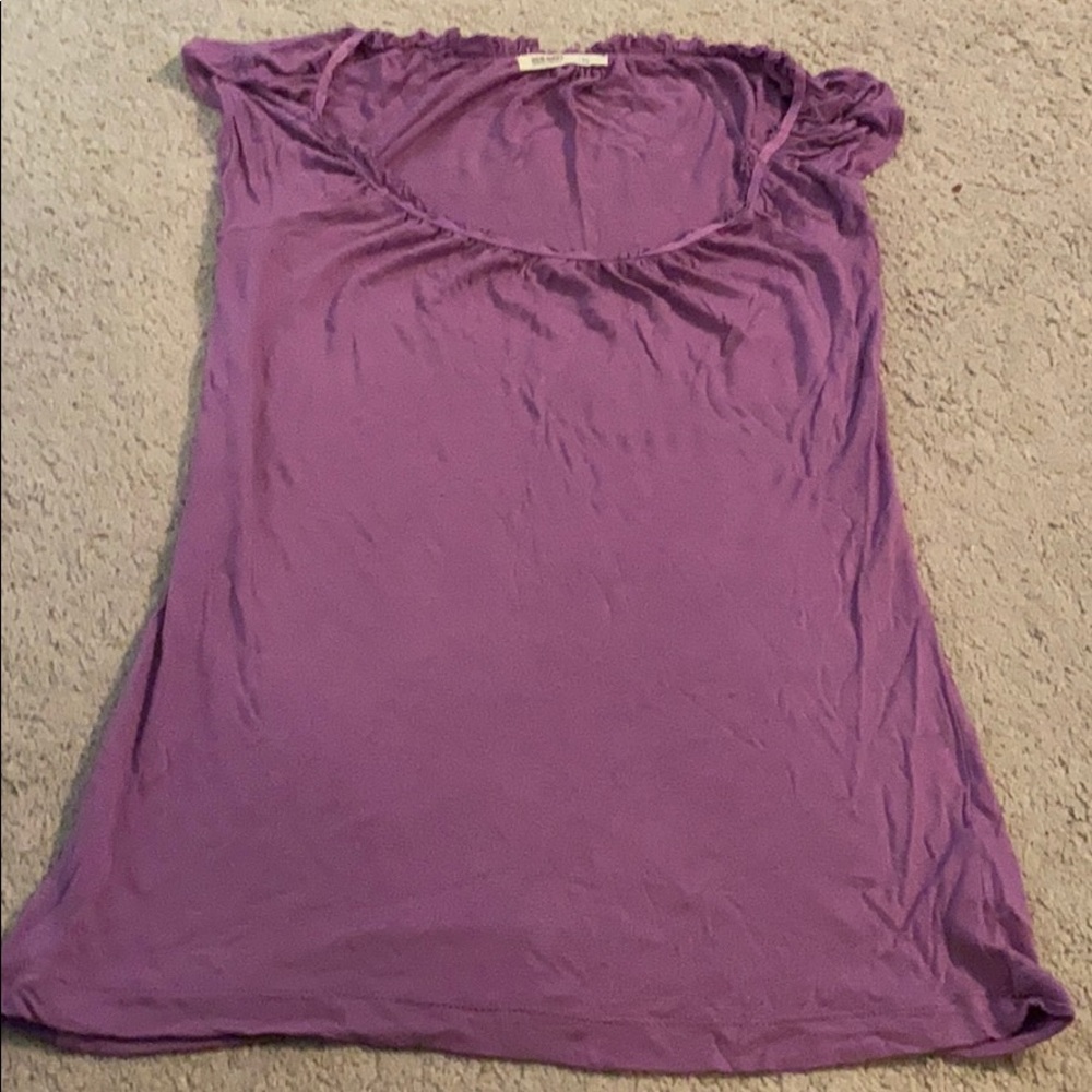 Cap ruffle sleeve blouse